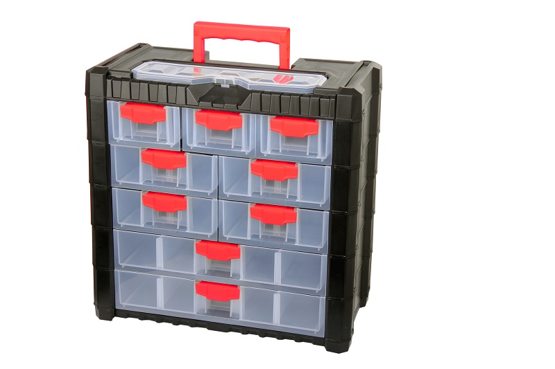 Förvaringsbox Organiser med Handtag 22 Fack 39.2 x 20 x 40 cm, PROLINE HD