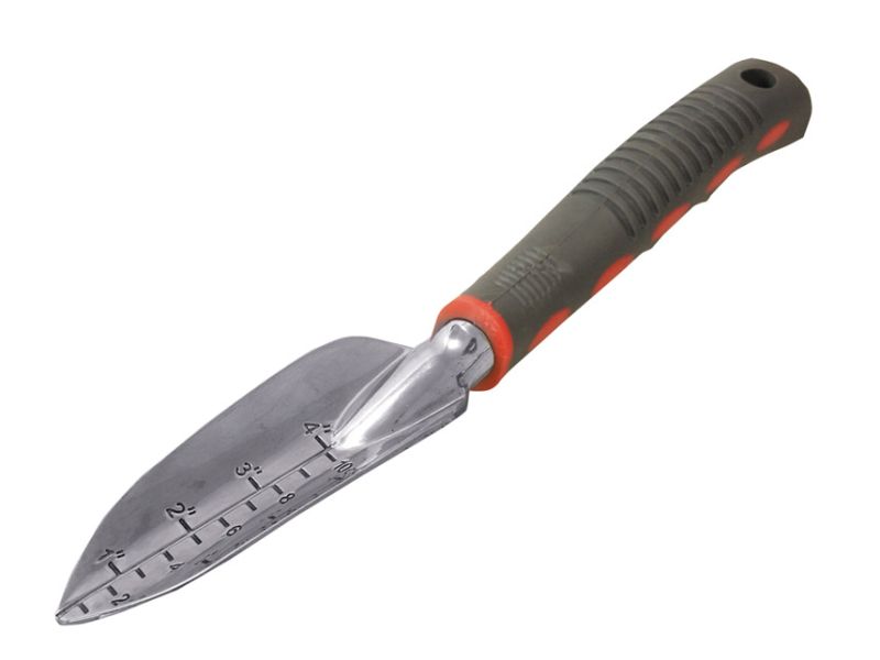 Planteringsspade 31 cm smal med skala, aluminium, Proline