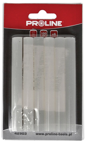 Limstänger 11 mm, Klara, 12 st x 200 mm, Blisterpack, Proline