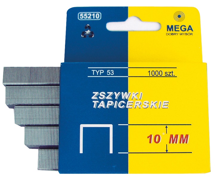 Staplers 10 mm, Type 53, 1000St. Packed 20St in Carton Box,
