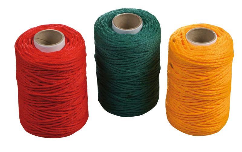 Fogsnöre plast (polypropylen) - 100 mm, sats med 3 färger