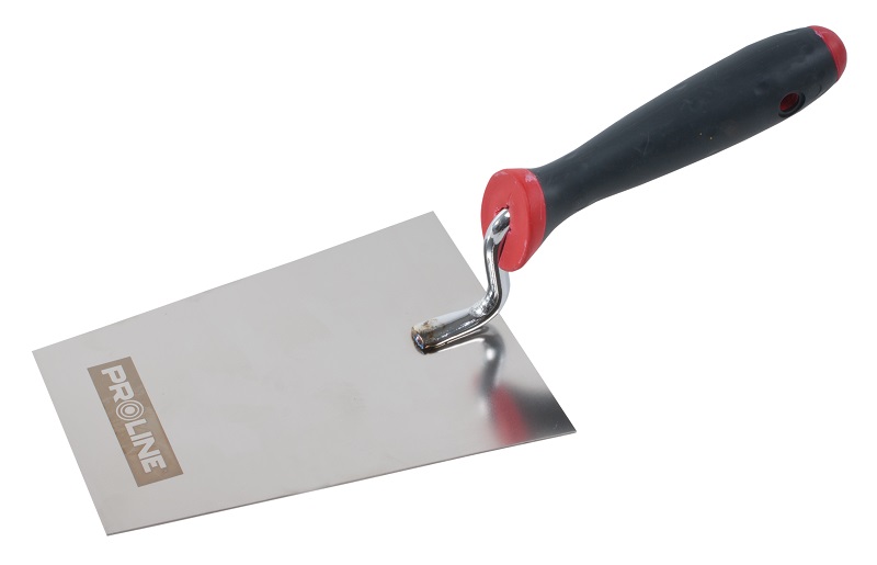 Stainless Trapezoid Trowel 140 mm Plastering Hand