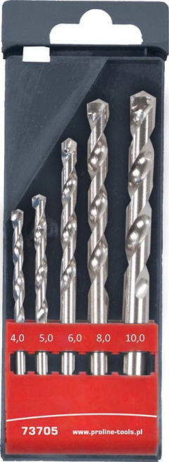 5 st Masonry Borr 4-10 mm Plastlåda, Proline