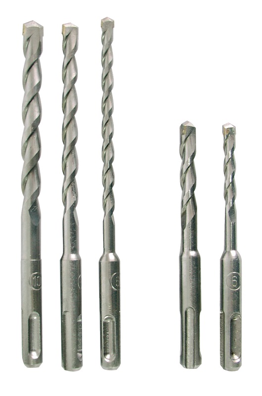 5Pc SDS Plus Hammer Drill set 5, 6, X110 mm , 8 , 10, 12 x 160Mmplastic Box