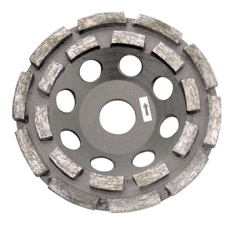 Diamantslipskiva 115 mm, 2-segment, 6 mm tjock, 8 mm hål, 22.2 mm axel, Proline
