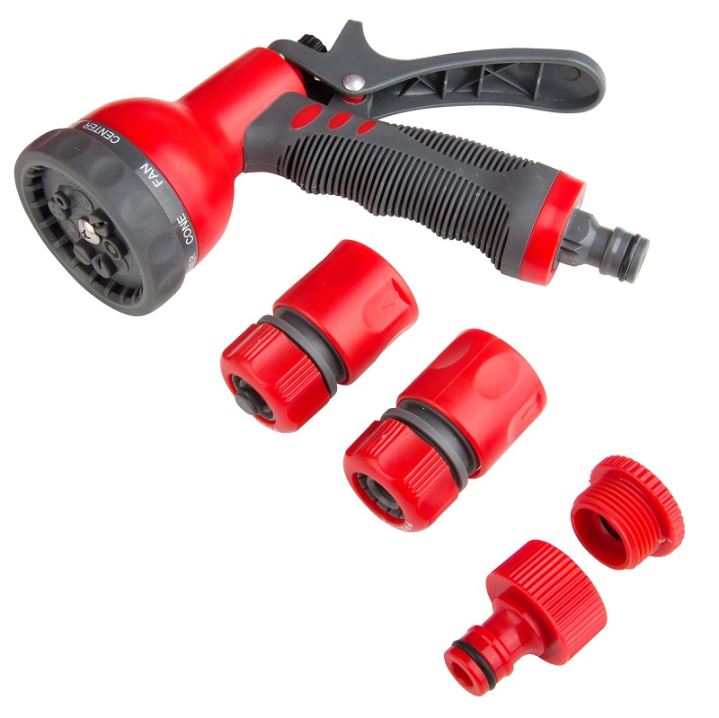 Trigger spray nozzle set, 4 adapters