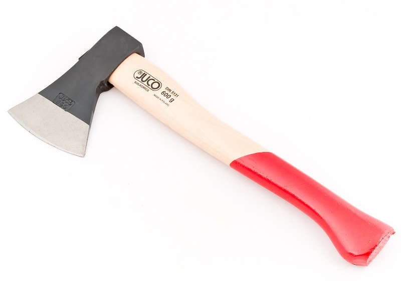 Hand axe 1.8 kg, hot-forged, wooden handle