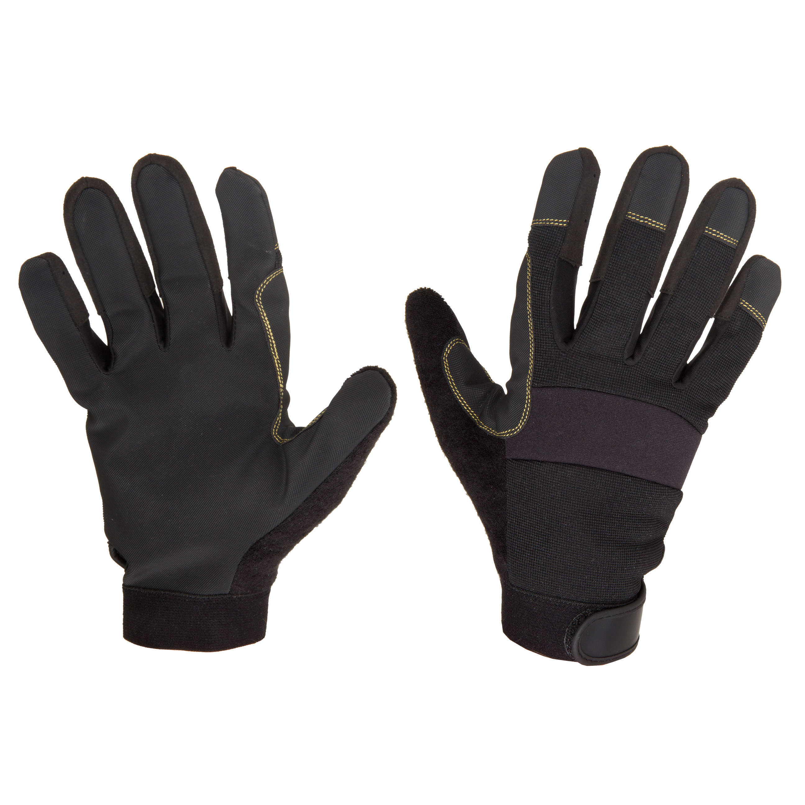 Gloves Mech. Black L281009P, Card, 9 , CE, LAHTI