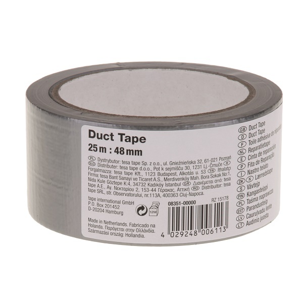 Duct tape, 50m x 48 mm, TESA