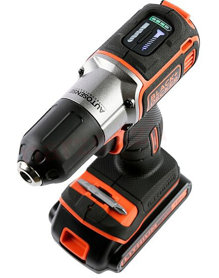 Drill Cordless Autosense 18V 1.5Ah, 2 Aku