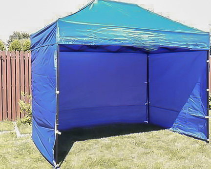 Tent (sales, event, work etc) 2 x 2m, 3 +1 walls