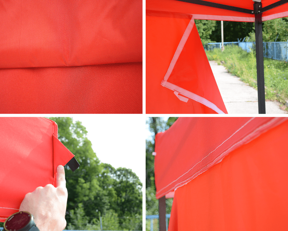 Tent (sales, event, work etc) 2 x 2m, 3 +1 walls