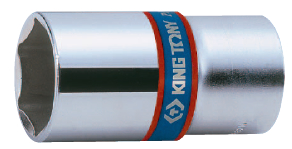 Hylsa 3/449 mm, 95 mm lång, CRV, King Tony