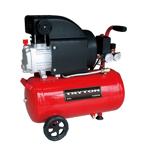 Oil compressor 24L 1500W/2Hk, 8 bar, 206L/min