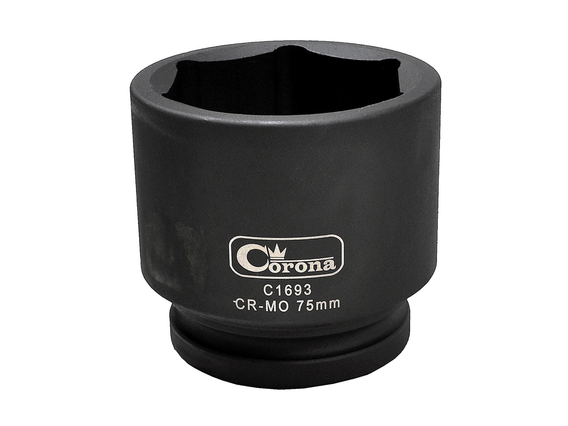 Krafthylsa, slaghylsa 165 mm - 105 mm, 6-kantig, för hjulnav m.m. CR-MO, Corona Exclusive