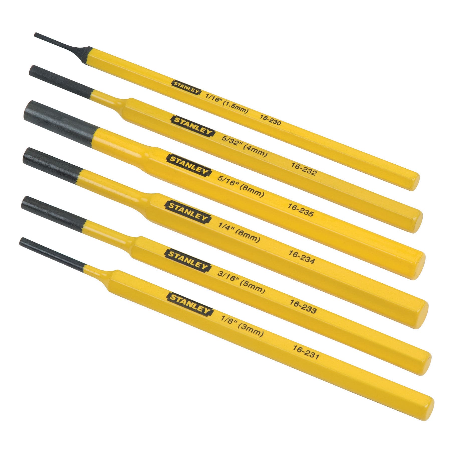 Punch and pointed chisel set, 6 pcs | Stanley