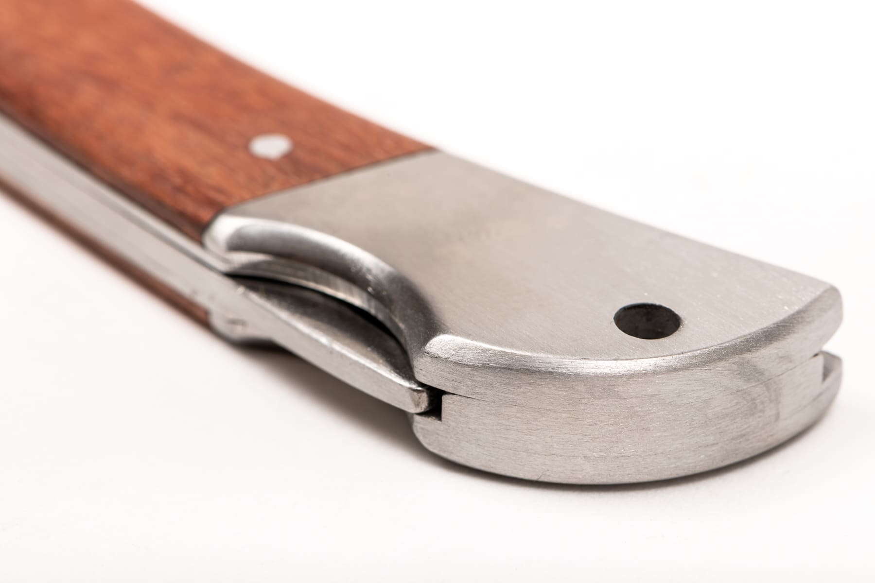 Folding Universal Knife 80 mm with Wooden Handle, Stainless Steel, Proline