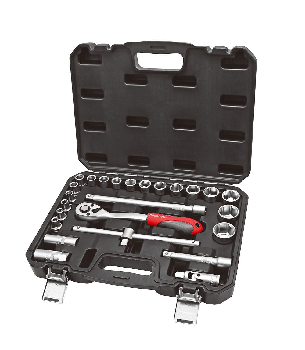 Socket set 25 Pieces 1/28-32 mm, Proline