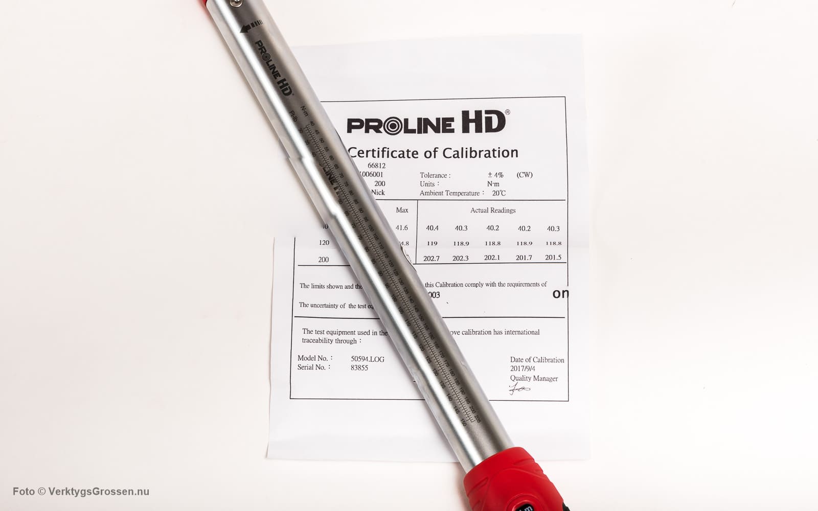 Torque Wrench 1/220-200 NM with 10 Socket-Head and Socket Adapter, Proline HD