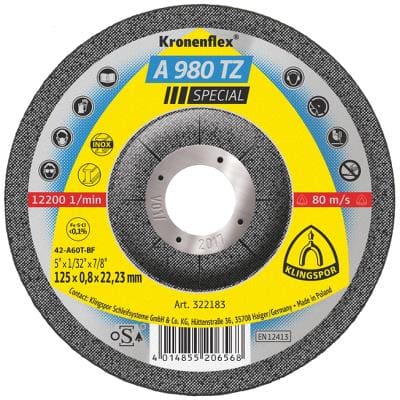 Cutting Discs for Metal - Inox, Steel, N-Fe 125 0.822.2