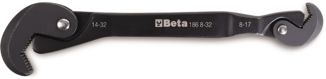 Self-Adjusting Screw Wrench 8-32 mm 260 mm, Heavy-Duty Polygrip Pipe Wrench, BETA Tools