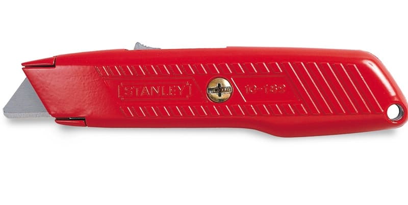 Brytbladskniv med metall trapetsblad, infällbart STANLEY