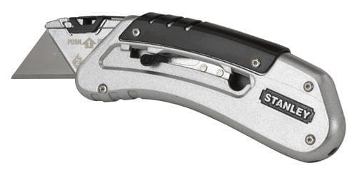 Brytbladskniv för mattor QUICKSLIDE, 140 mm trapetsblad, STANLEY