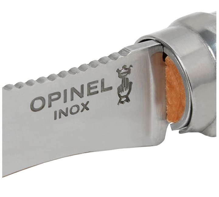 Opinel svampkniv med borste, 8.5 cm, hopfällbar