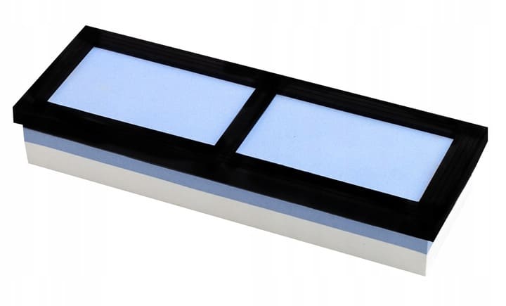 Dubbelsidig våtslipsten 400/1000 T6140W kit med knivhållare 186 x 65 x 34 mm
