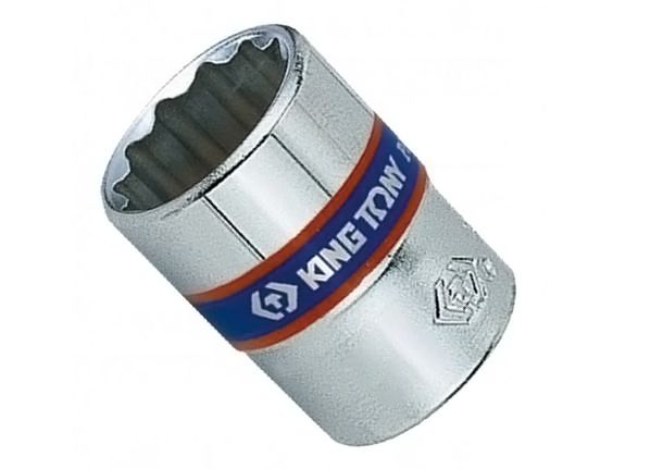 Socket1/44-14 mm, 12-edged metric CrV, King Tony