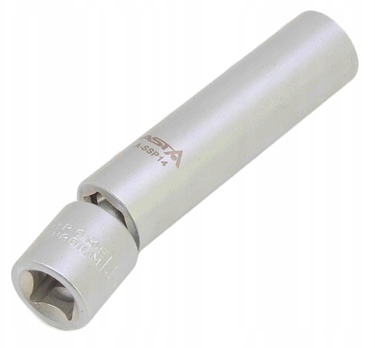 Tändstiftshylsa 14 mm 3/8 med LED, 12-kant för BMW, Asta