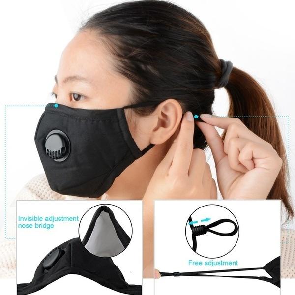 Dust Mask Ffp2 with Valve, Reusable