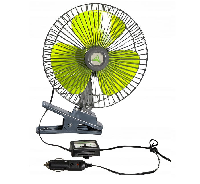 Minifläkt oscilerande 12 / 24V 821W, för bilar, husvagnar etc Carmotion