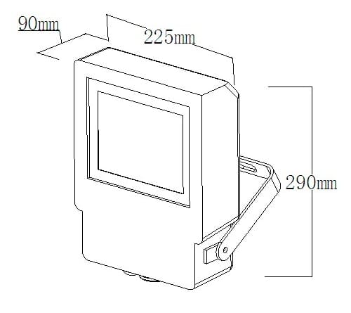 Professionell strålkastare 108st LED SMD (2835) 550 LM med 20W solpanel, 6000mAh batteri, IP65, Capral