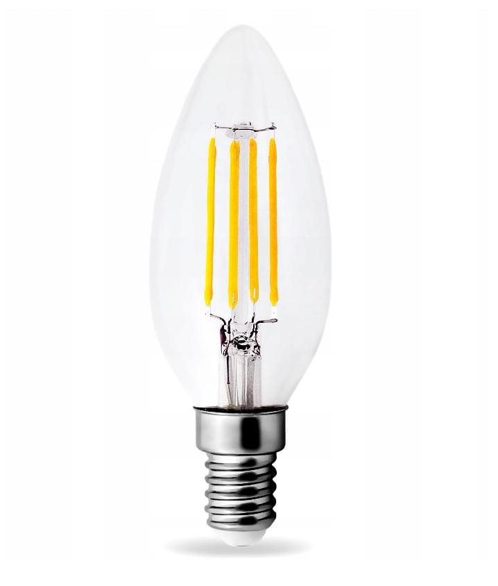Vintage LED Bulbs E14 4W 430lm 6-Pack