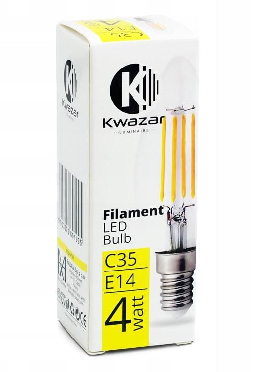 Vintage LED Bulbs E14 4W 430lm 6-Pack