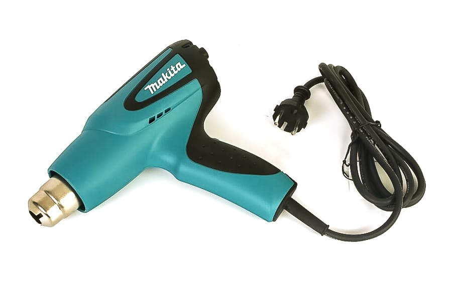 Varmluftspistol 1600W, komplett kit med väska och tillbehör, MAKITA HG5012K