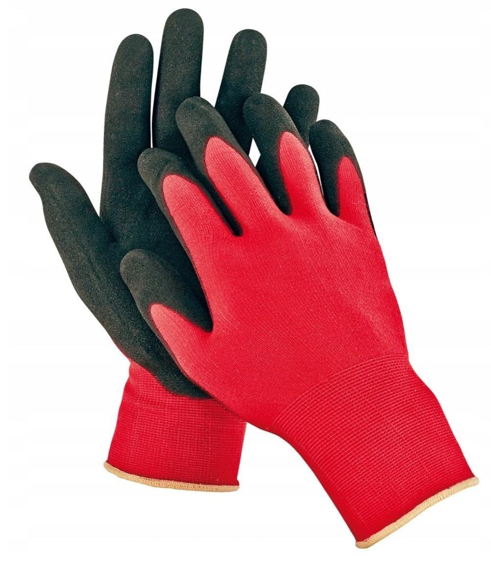 Arbetshandskar latex/nylon 1st, st. 10-11, CE (minsta order 12st)