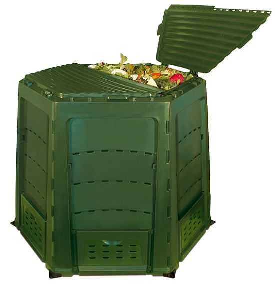 Kompostbehållare 820L, kompostbox för varm kompost utomhus åretrunt, THERMOQUICK® EXPRESS 800