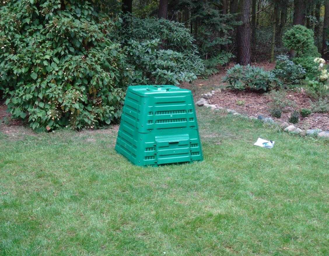 Kompostbehållare 400L, kompostbox för varm kompost utomhus åretrunt, Ekobat Termo