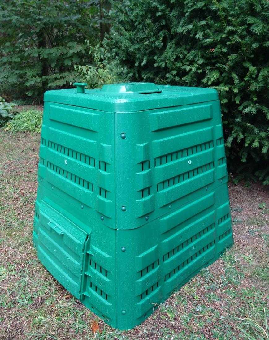 Kompostbehållare 400L, kompostbox för varm kompost utomhus åretrunt, Ekobat Termo