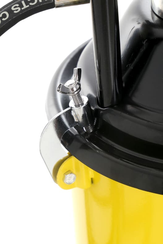 Smörjpump 12L tryckluftsdriven, komplett sats med tillbehör