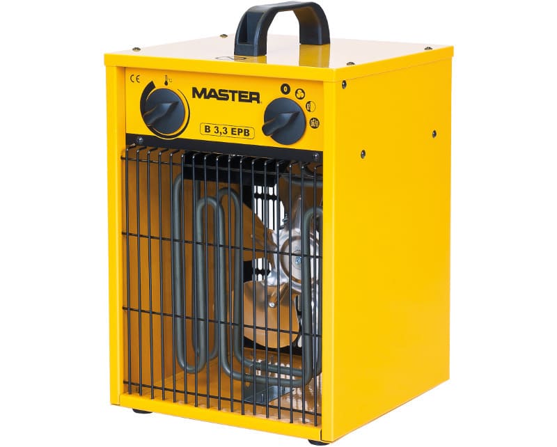 Construction Fan 3.3 kW 230V with Thermostat and Overheat Protection, Master