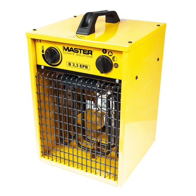 Construction Fan 3.3 kW 230V with Thermostat and Overheat Protection, Master