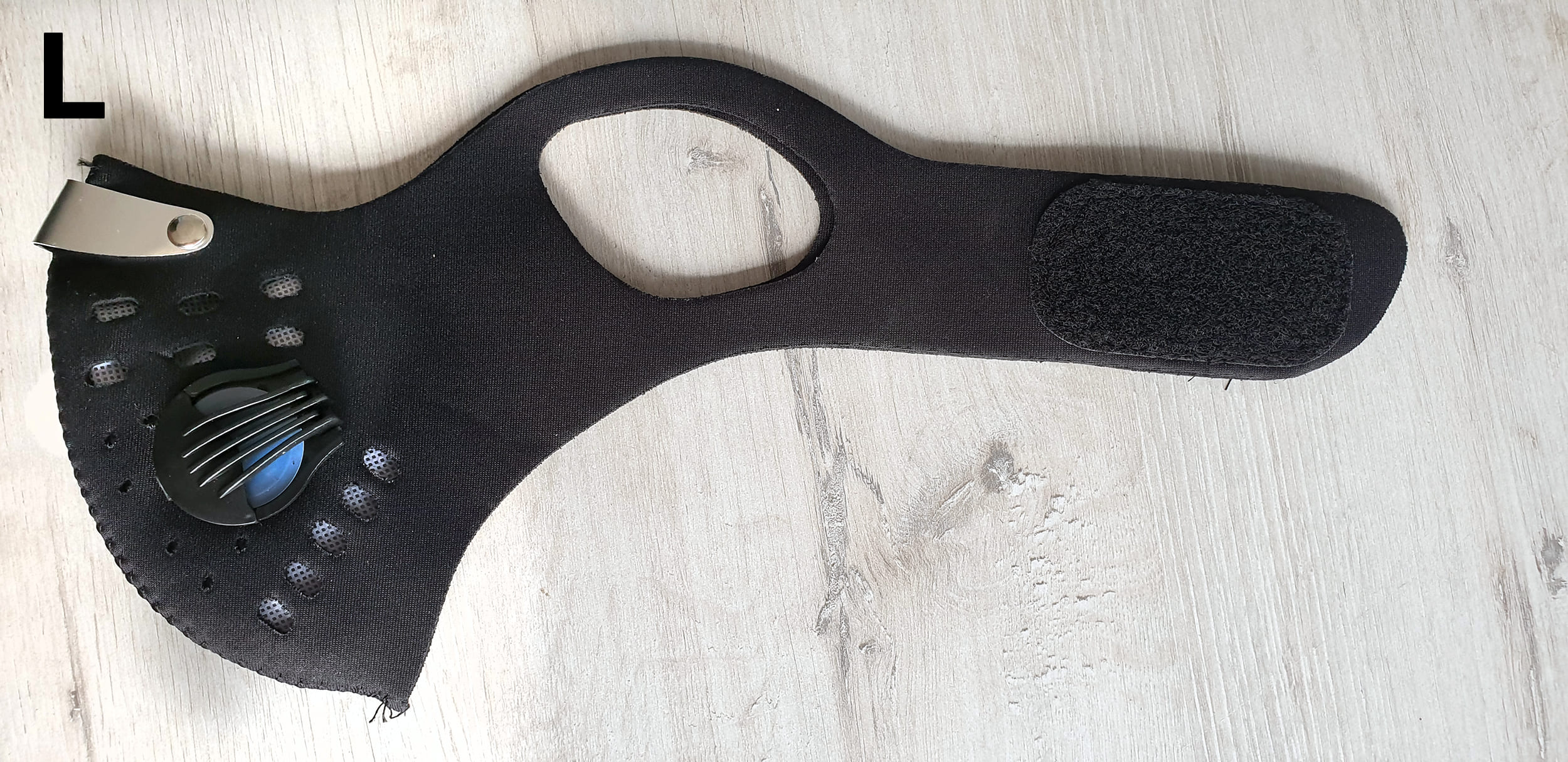 Andningsskydd 1st andningsmask inkl. 1st filter (labbtestade N99 FFP3 nivå), 2 ventiler, neopren, bekväm och tät sportmask, kardborreband CE