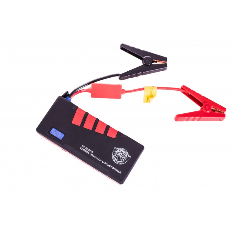 Mini booster 900 A, 20000 mAh - 12V, power bank, ROOKS