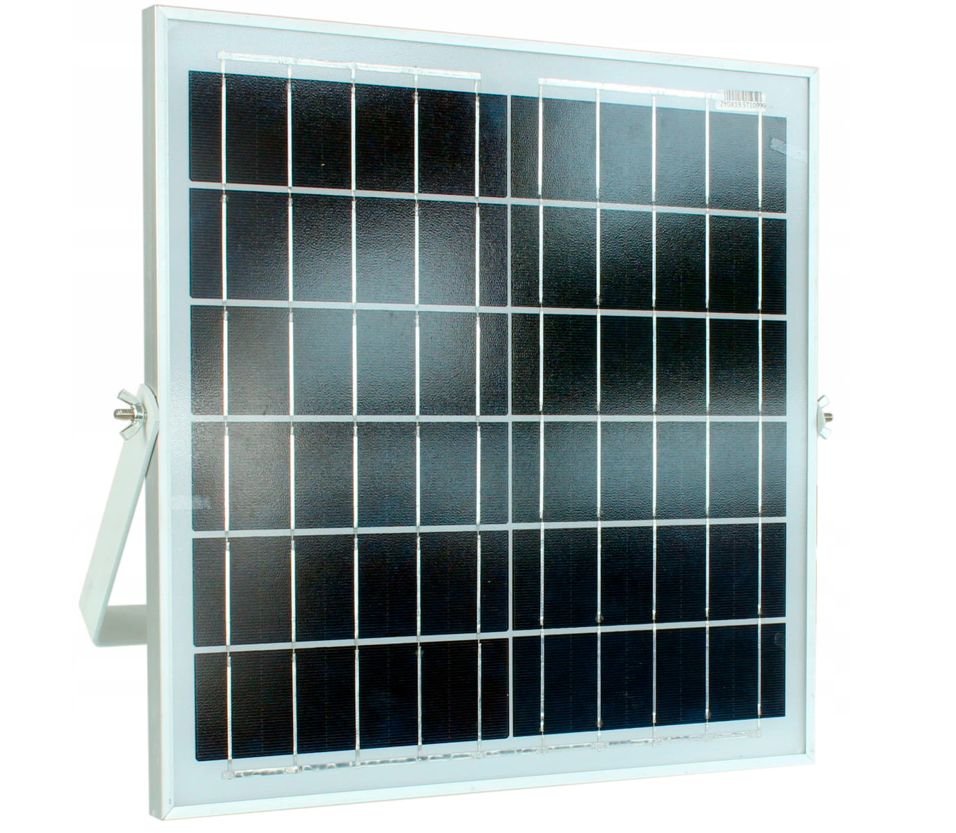 Strålkastare 216 LED 100W 6000 LM med solpanel och fjärrkontroll, IP65, slim