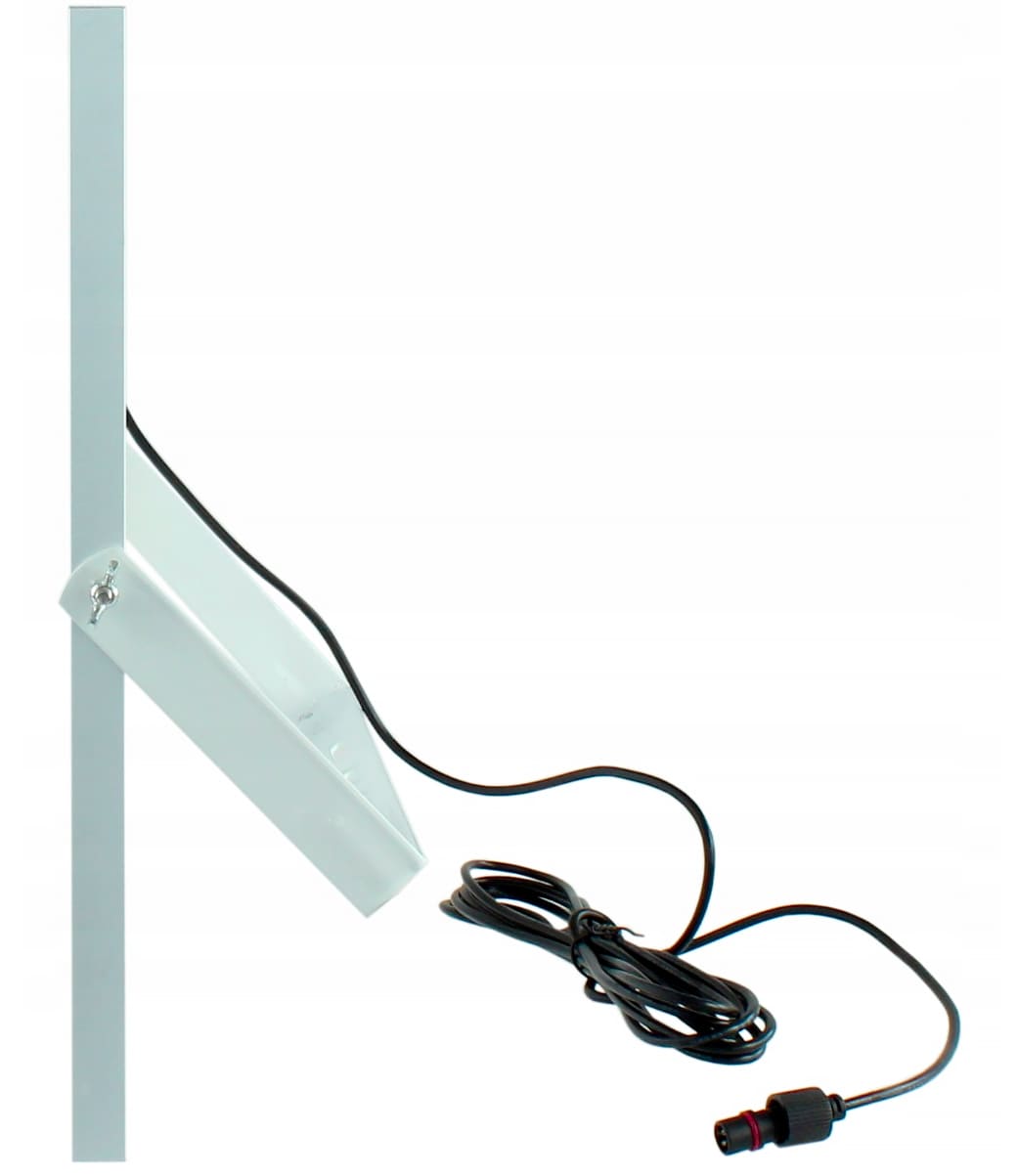 Strålkastare 216 LED 100W 6000 LM med solpanel och fjärrkontroll, IP65, slim