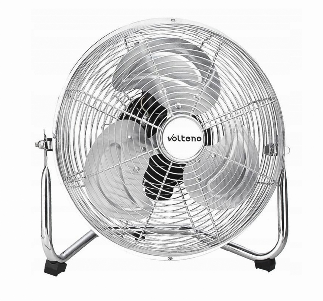 Stor kraftfull fläkt 130W, golvmodell, ganska tyst, rostfritt 50 cm (20) Gecko