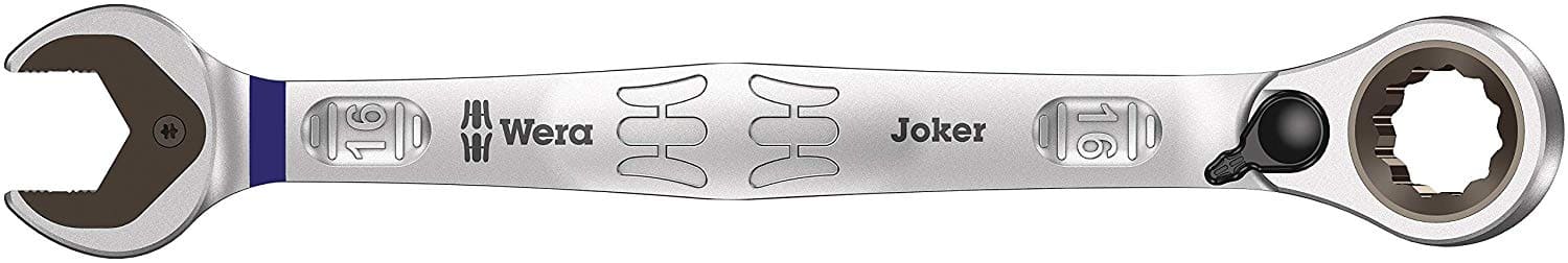 U-ringspärrnyckel, sats 11 delar, Joker Switch ring- och u-nycklar med spärr, WERA